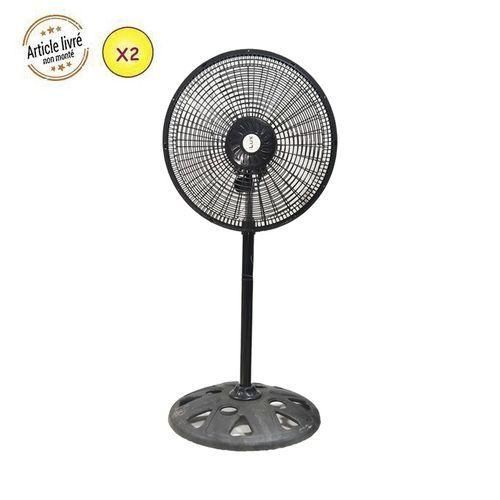 Ilux 2 Ventilateurs 18 Pouces - LXF-1807 - 5 Hélices - Noir Ilux 2 Ventilateurs 18 Pouces - LXF-1807 - 5 Hélices - Noir